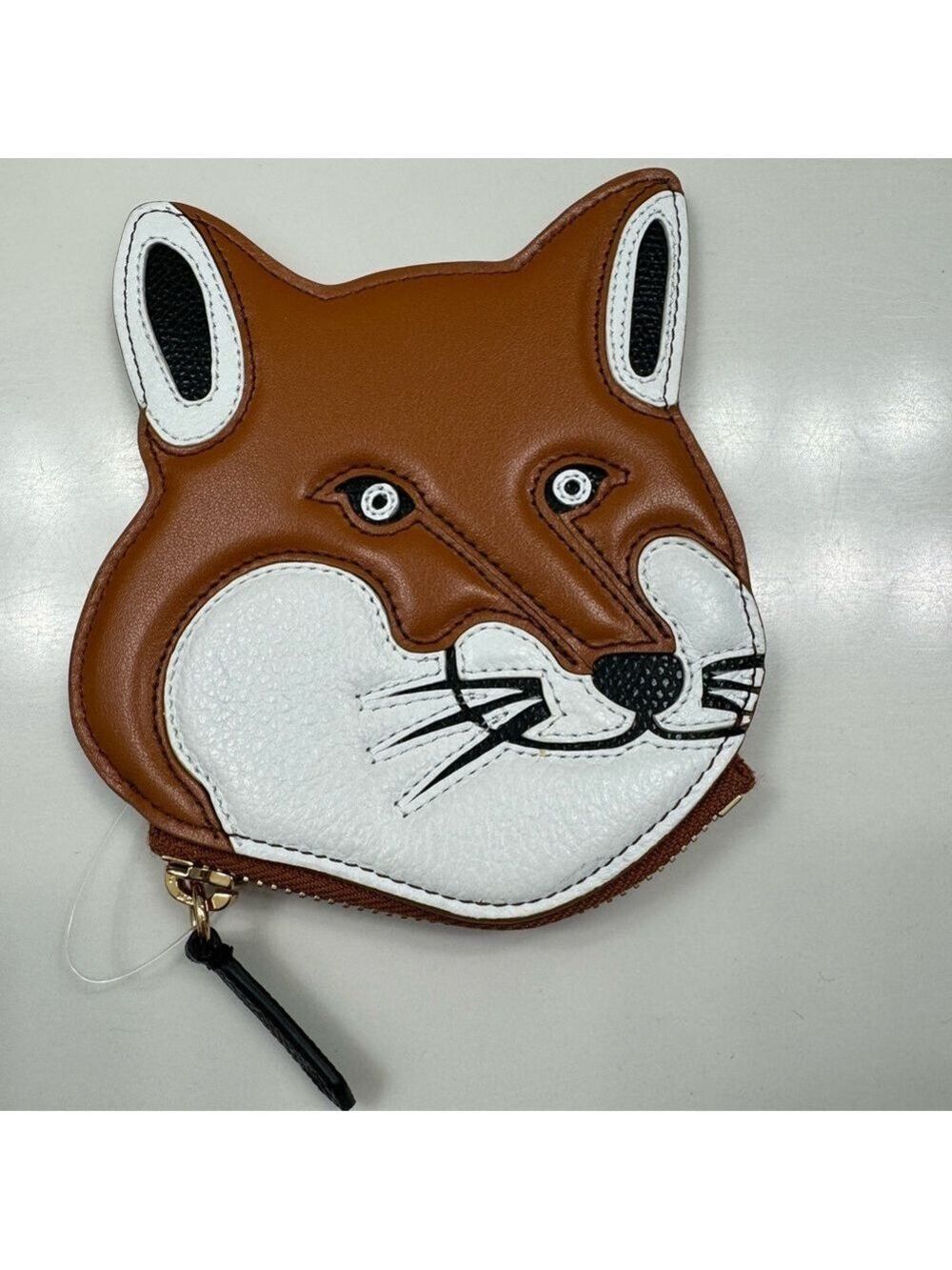 Maison Kitsune Fox head coin purse